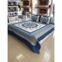 ETEHOMETEX ÇİFT KİŞİLİK KAPİTONELİ YATAK ÖRTÜSÜ SETİ GLORİA MAVİ 8696474231892